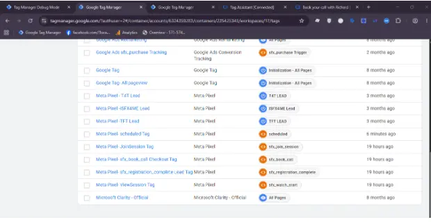 Google Ads and GA4 conversion tracking tags in Google Tag Manager